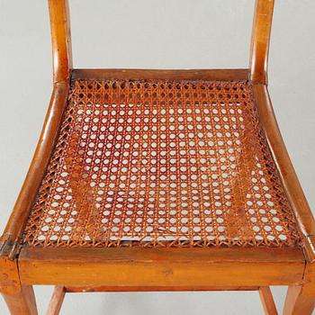 Three + one chairs from the mid 19th century.