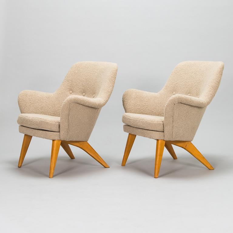 Carl Gustaf Hiort af Ornäs,  a pair of 'Pedro' armchairs for Puunveisto Oy - Wood work Ltd.