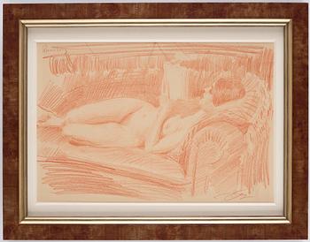 Anders Zorn, Reclining woman.