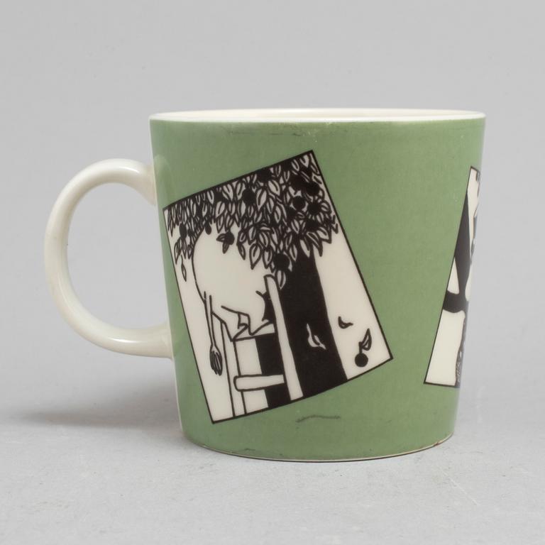 A Moomon mug, porcelain, Arabia, Finland, 1990-92.