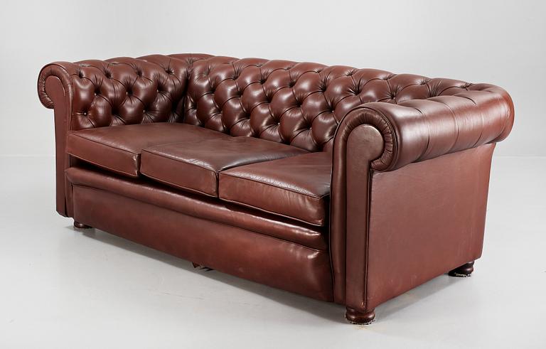 SOFFA, chesterfield, 1900-tal.