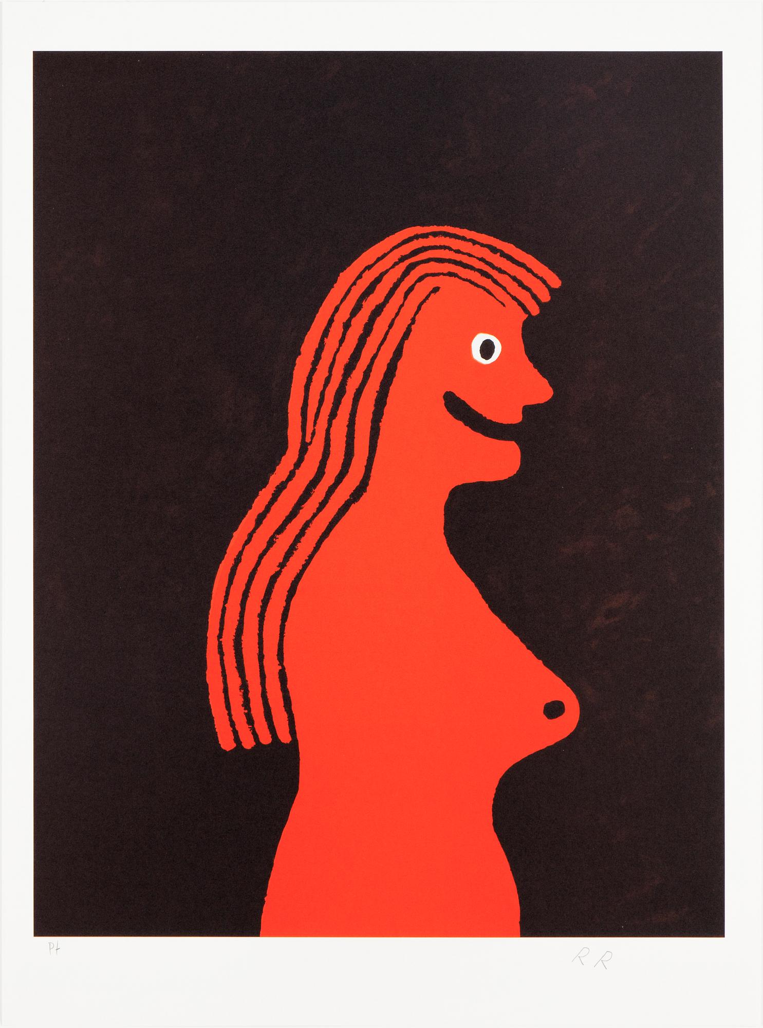 ROGER RISBERG, färglitografi. Signerad. Pt.