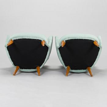 Fåtöljer, ett par, 1900-talets mitt.