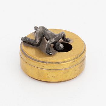 Manschettknappask, "Originell", Widerholm och Dahlberg, Eskilstuna, 1930-/40-tal.