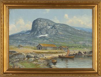 Halvor Halvorsen, oil on canvas, signed.