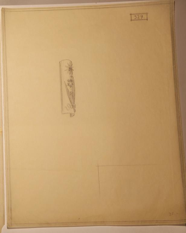 vägglampa, modell "329", ateljé Lyktan, Åhus, 1940-tal.