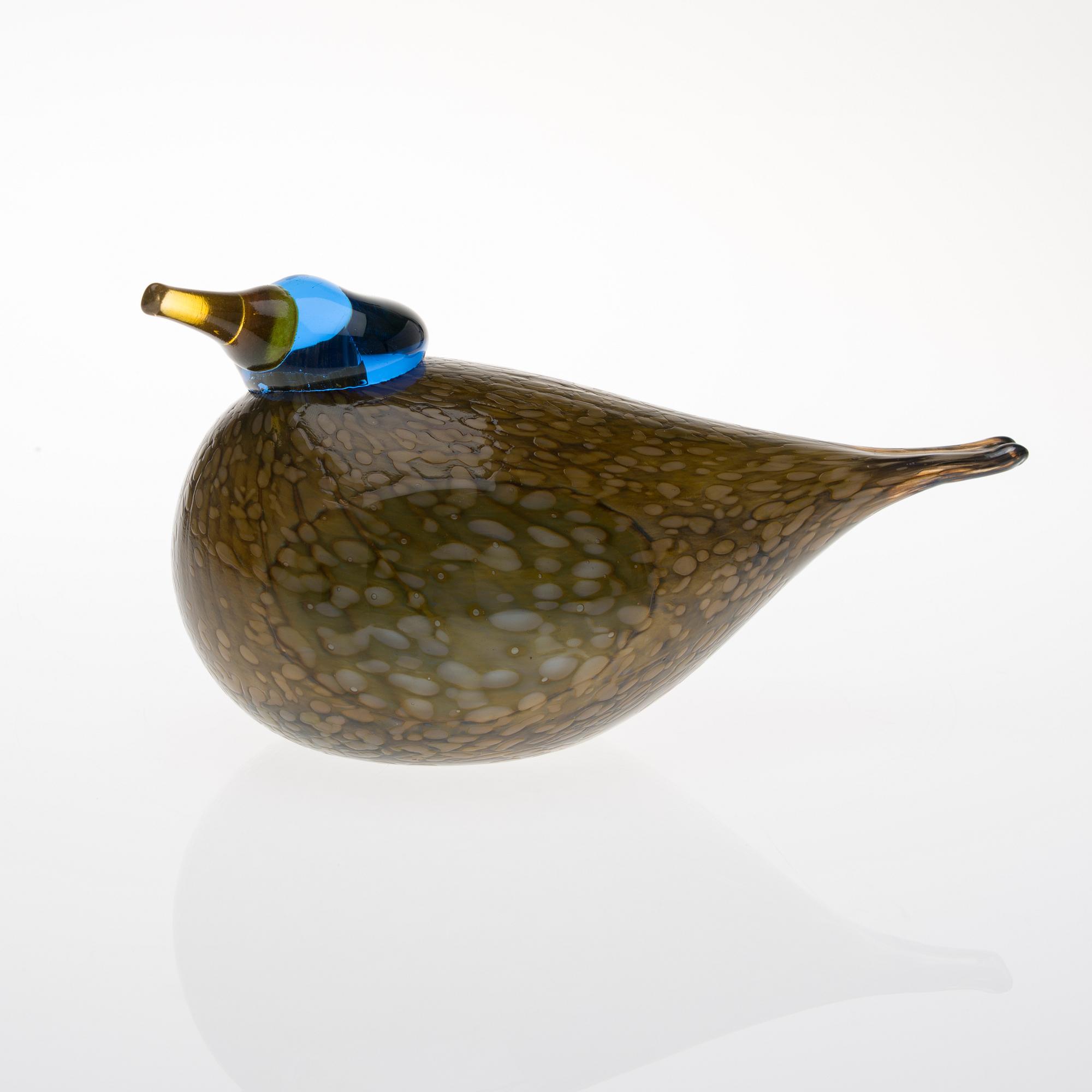 LASILINTU, "Keräkurmitsa". Signeerattu O. Toikka, Nuutajärvi. 1990-luvun loppu.