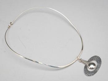 HALSRING, sterling.  Tapio Wirkkala. 1975. Vikt ca 20 g.