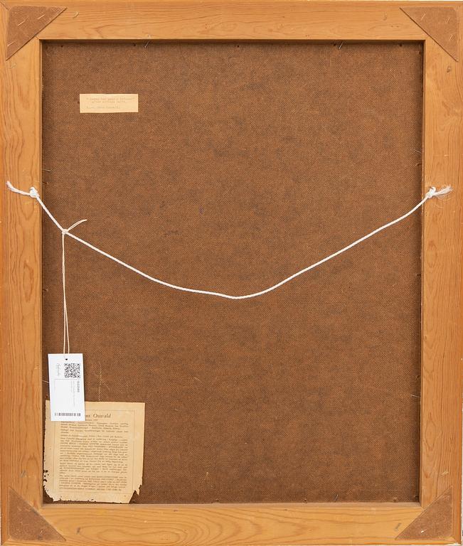 Hans Osswald, olja på pannå signerad.