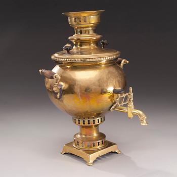 SAMOVAR, mässing, Ryssland 1800-tal.