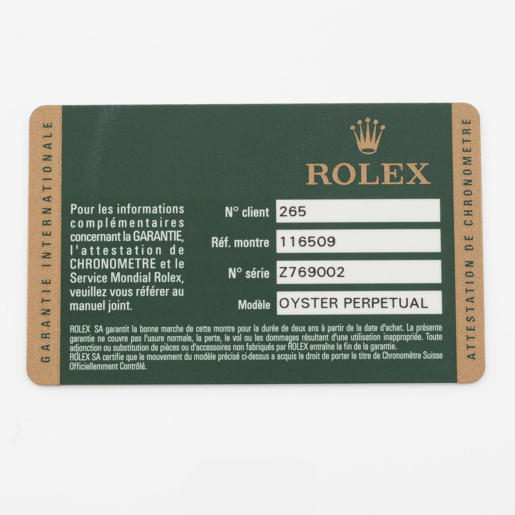 Rolex, Cosmograph, Daytona, "White Arabic Panda Dial", chronograph, ca 2007.