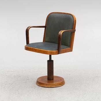 Gemla, a model "5682" desk chair, Diö, 1930s.