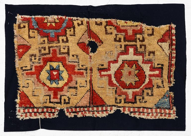 An 18th century Cappadocia 'Memling Gül" fragment, c. 67 x 45 cm.
