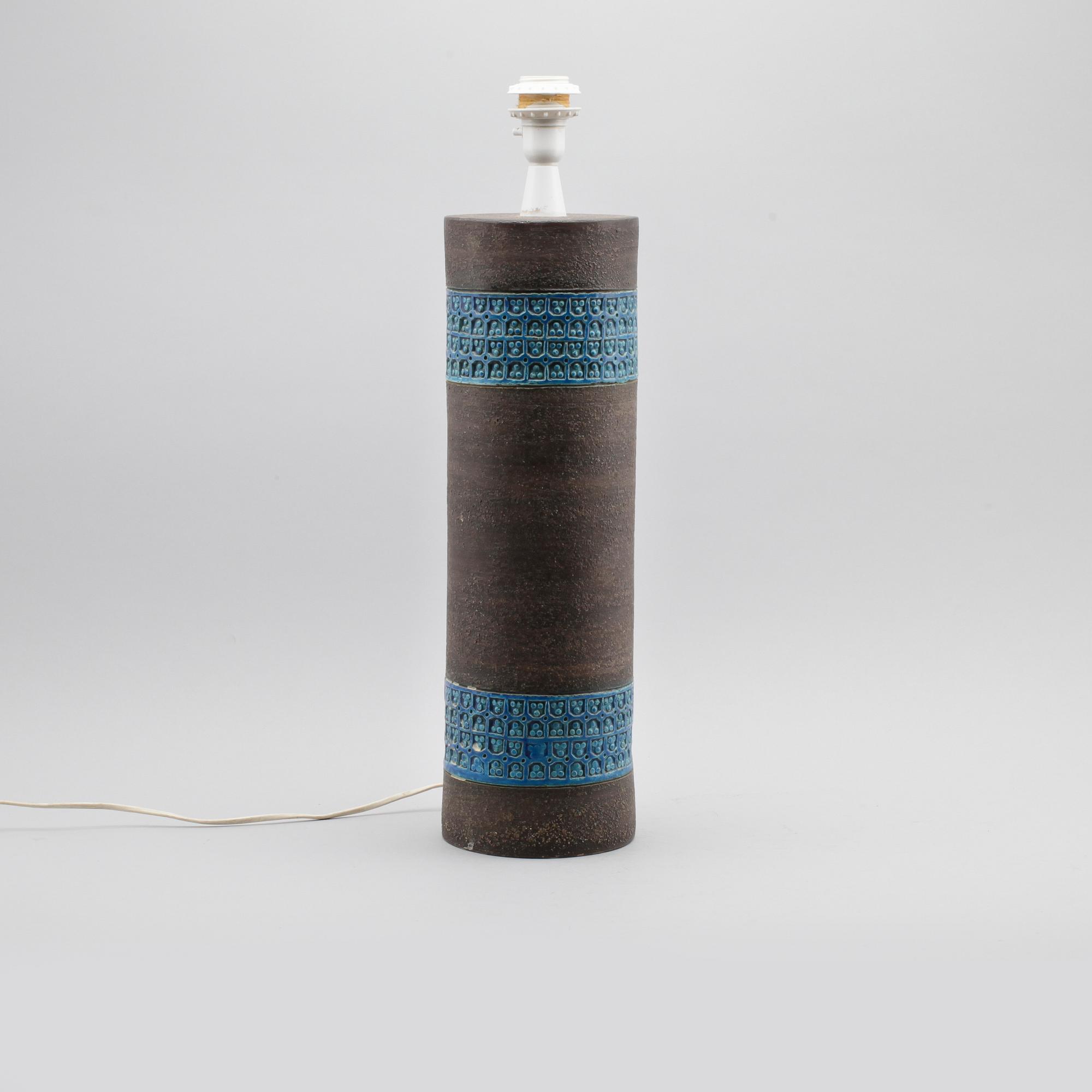 GOLV/BORDSLAMPA, keramik, Bitossi, Italien, 1900-talets andra hälft.