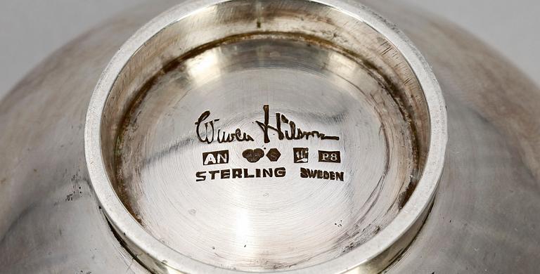 SKÅL, sterlingsilver, Wiwen Nilsson, Lund, 1941. Tot vikt ca 76g.