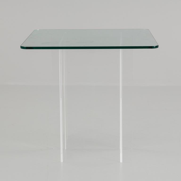 BORD, glas och plexiglas, 1980-tal.
