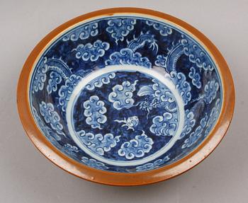 SKÅL, porslin, Kina, 1800-talets slut.