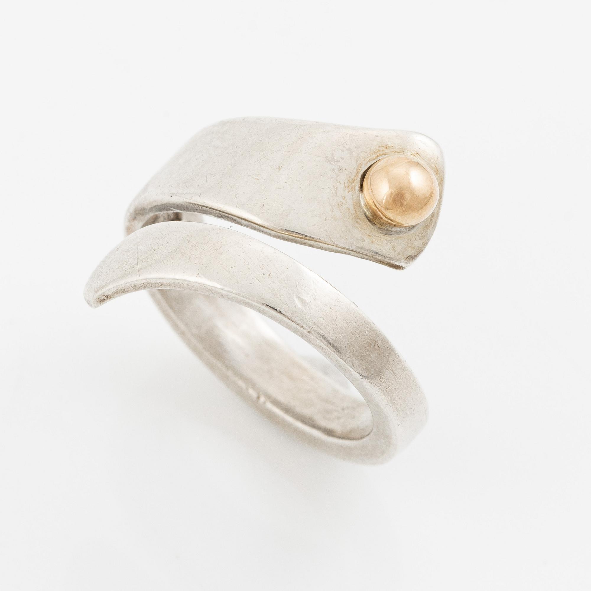 Sven-Erik Högberg, ring, silver, Göteborg 1985.