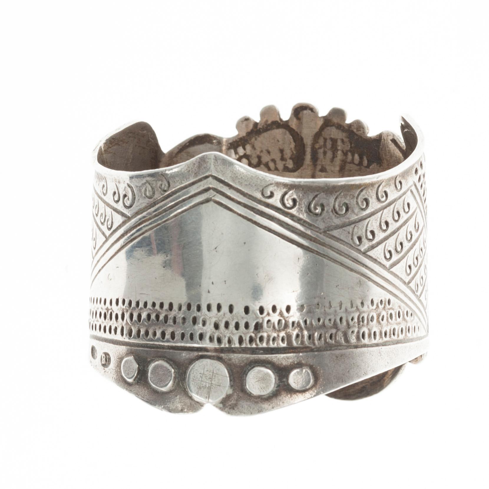 SERVIETTRING, silver, Ryssland ca 1900.