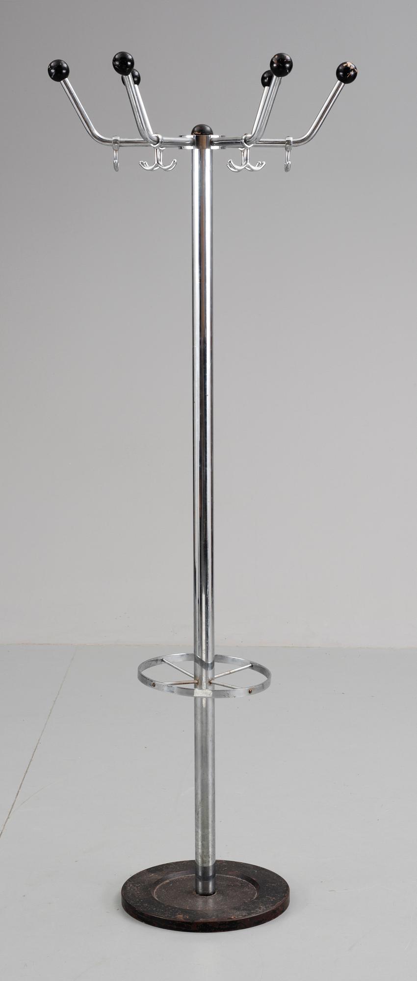 KLÄDHÄNGARE, rostfritt stål, 1930-tal.