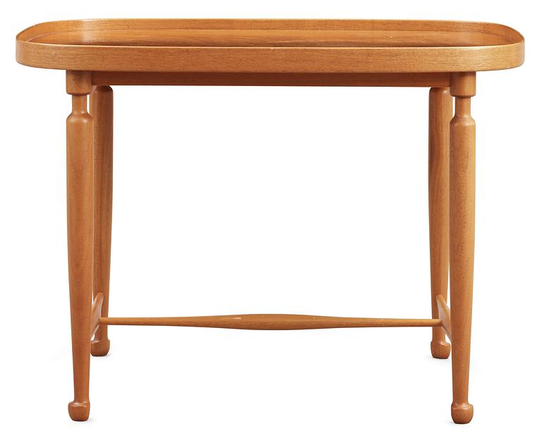 A Josef Frank oval mahogany table,