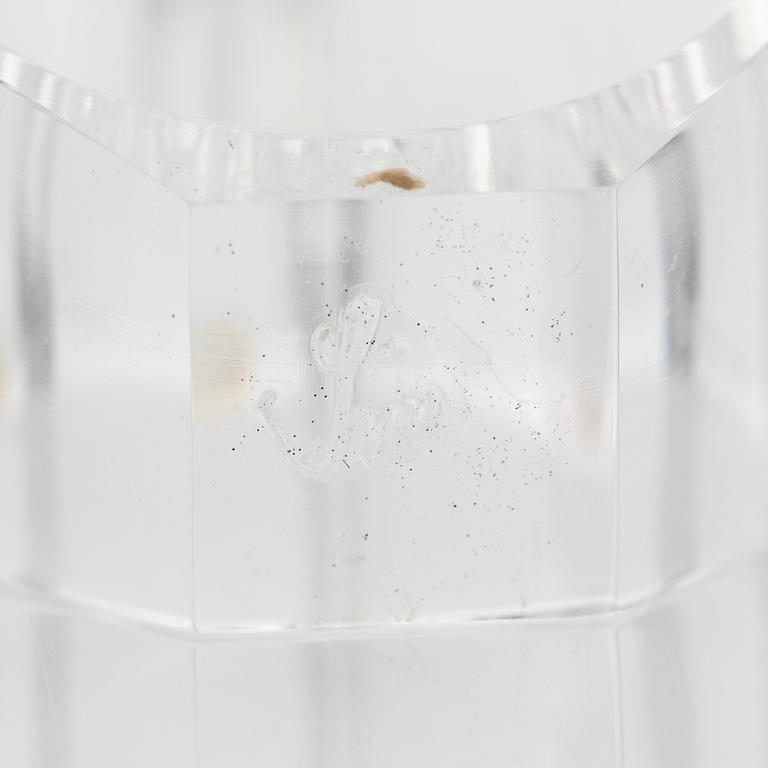 Siv Lagerström, tre ringar akrylplast, 1970-tal.