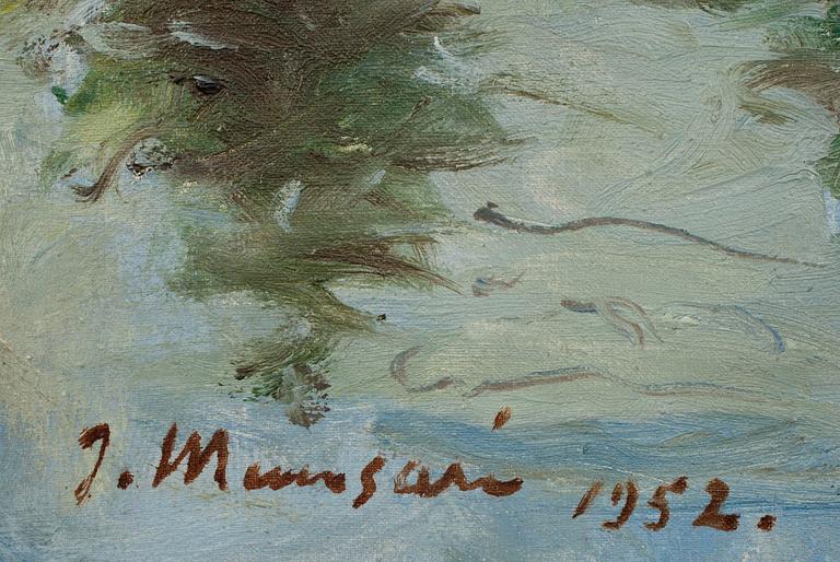 JANNE MUUSARI, olja på duk, sign. och dat. 1952.