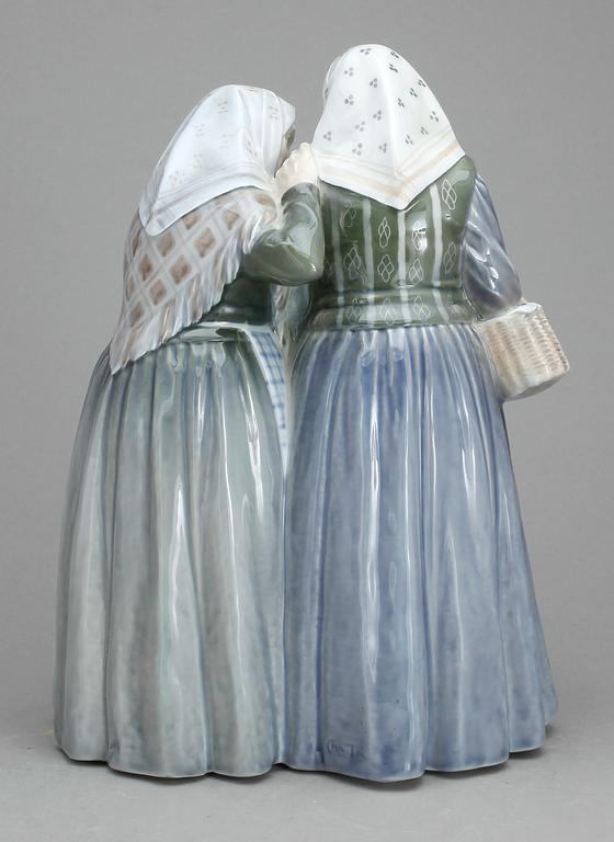 FIGURIN, porslin, Christian Thomsen, Royal Copenhagen.