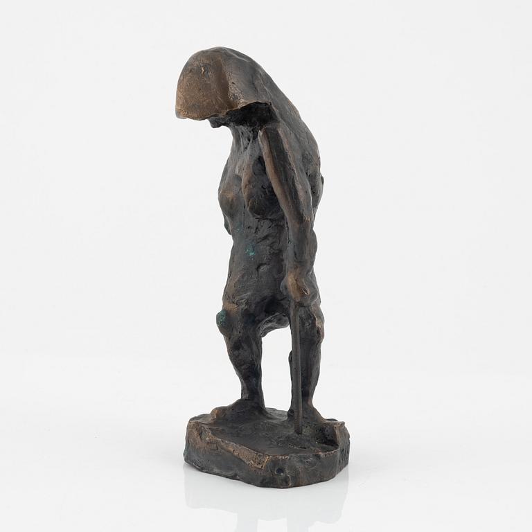 Bror Marklund, sculpture, signed, bronze, height 24 cm.