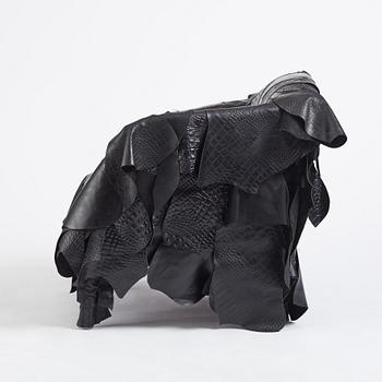 Fernando & Humberto Campana, fåtölj, "Leather Works, LWK070", Edra, Italien, efter 2007.