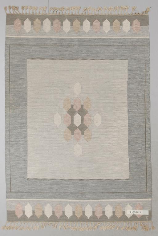 MATTA, rölakan, signerad IS, Ingegerd Silow, ca 240 x 167 cm.
