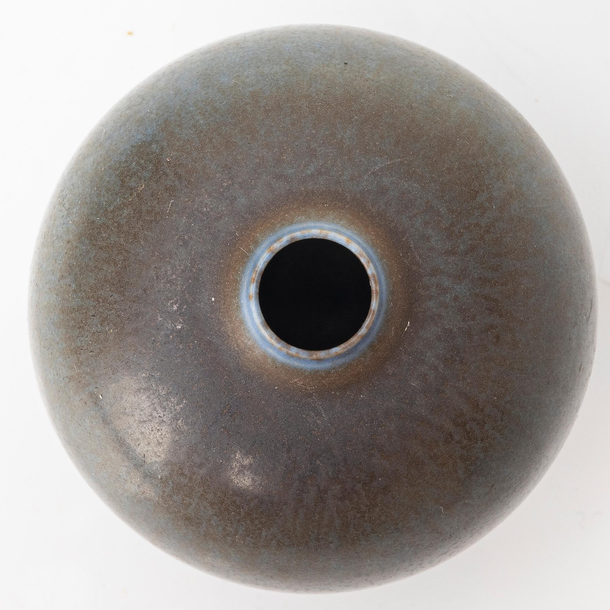 Berndt Friberg, a stoneware miniature vase, Gustavsbergs Studio, Sweden.