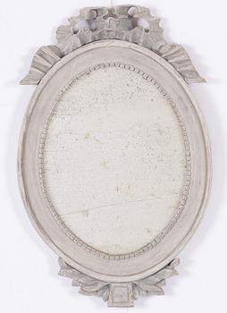 A pair of Gustavian style mirrors, 20th century.