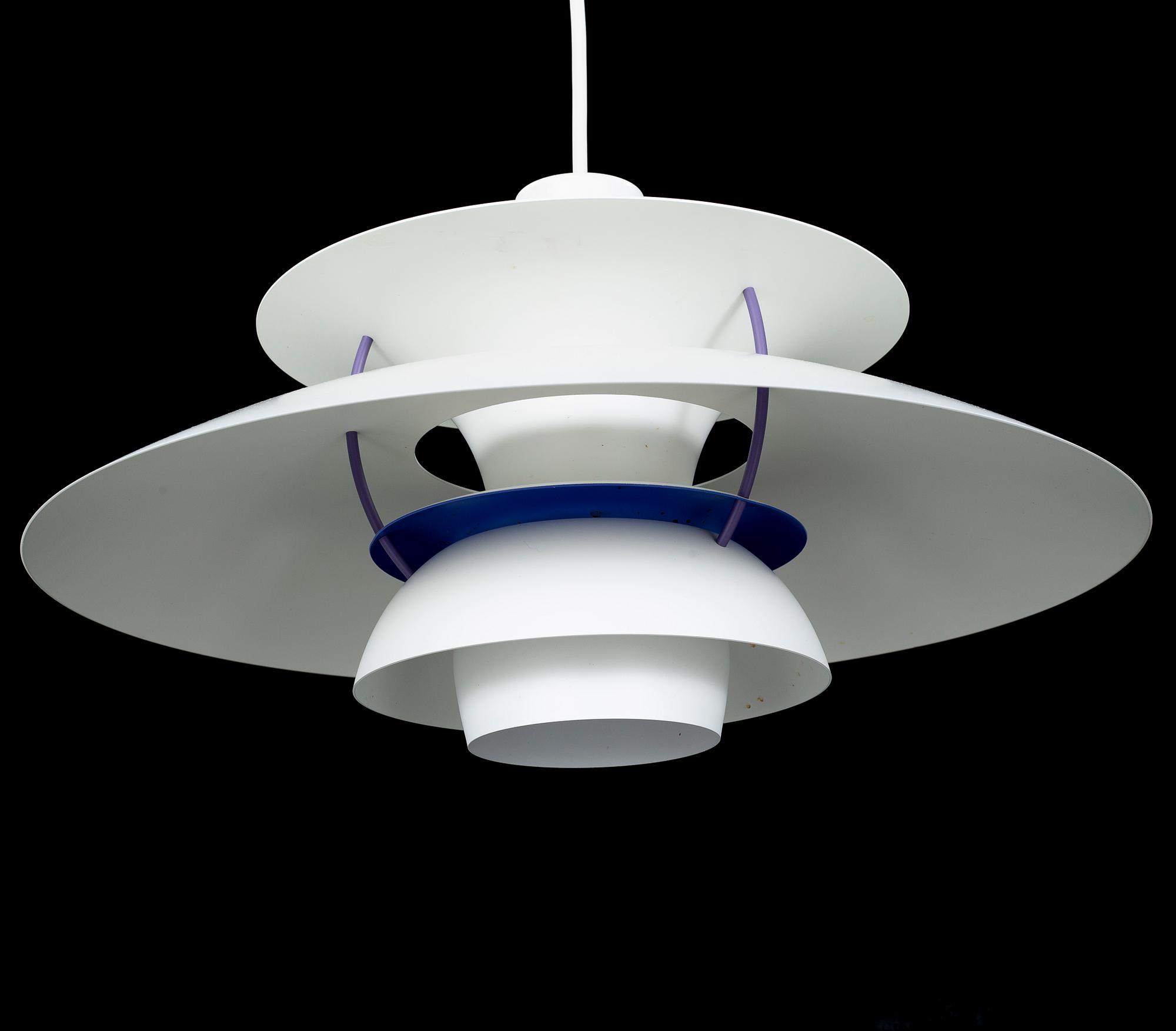 POUL HENNINGSEN, taklampor, ett par, "PH-5", Louis Poulsen, sent 1900-tal.