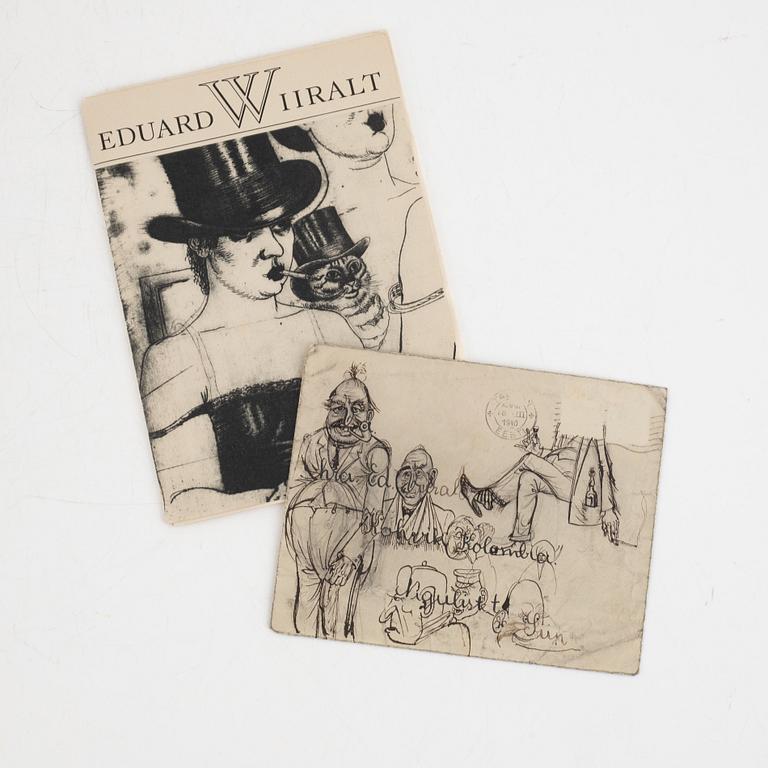 Eduard Wiiralt, Figures on an Envelope.