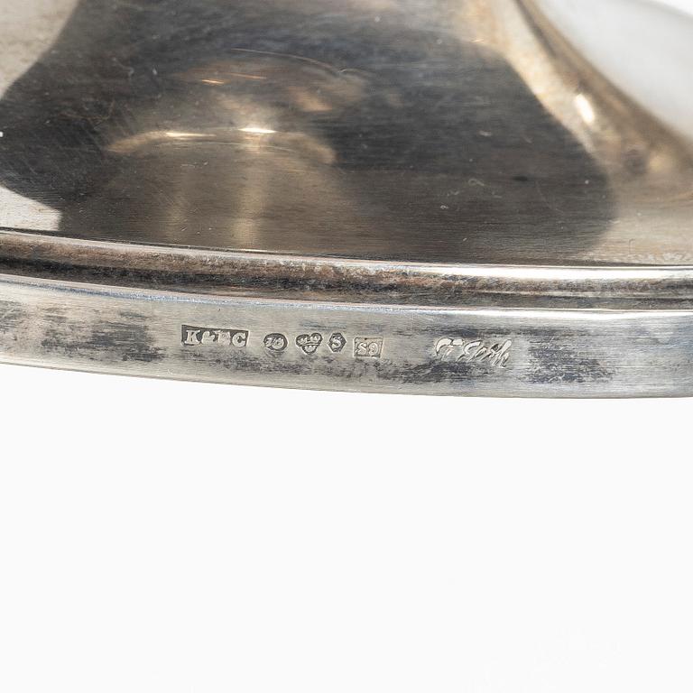 Tore Eldh, A pair of silver candle sticks, Ceson, Gothenburg, Sweden, 1968-69.