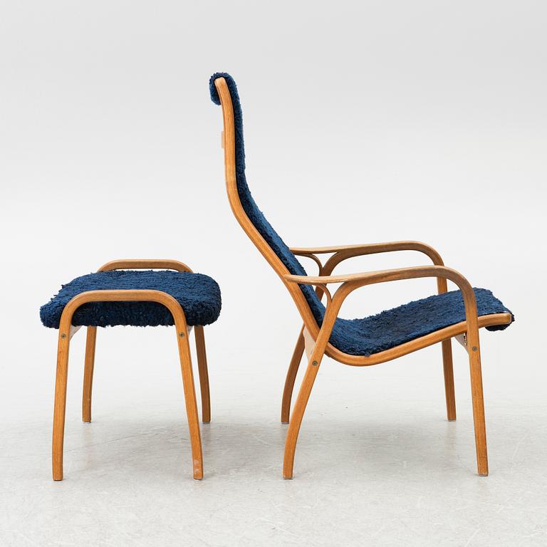 Yngve Ekström, a Swedese 'Lamino' armchair and foot-rest, Sweden, 2004.