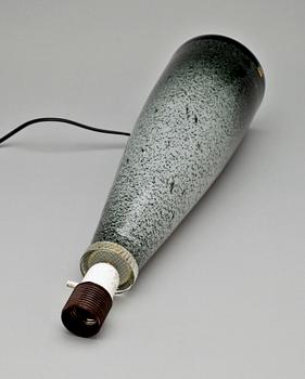 BORDSLAMPA, glas, Hyllinge, 1900-talets mitt.