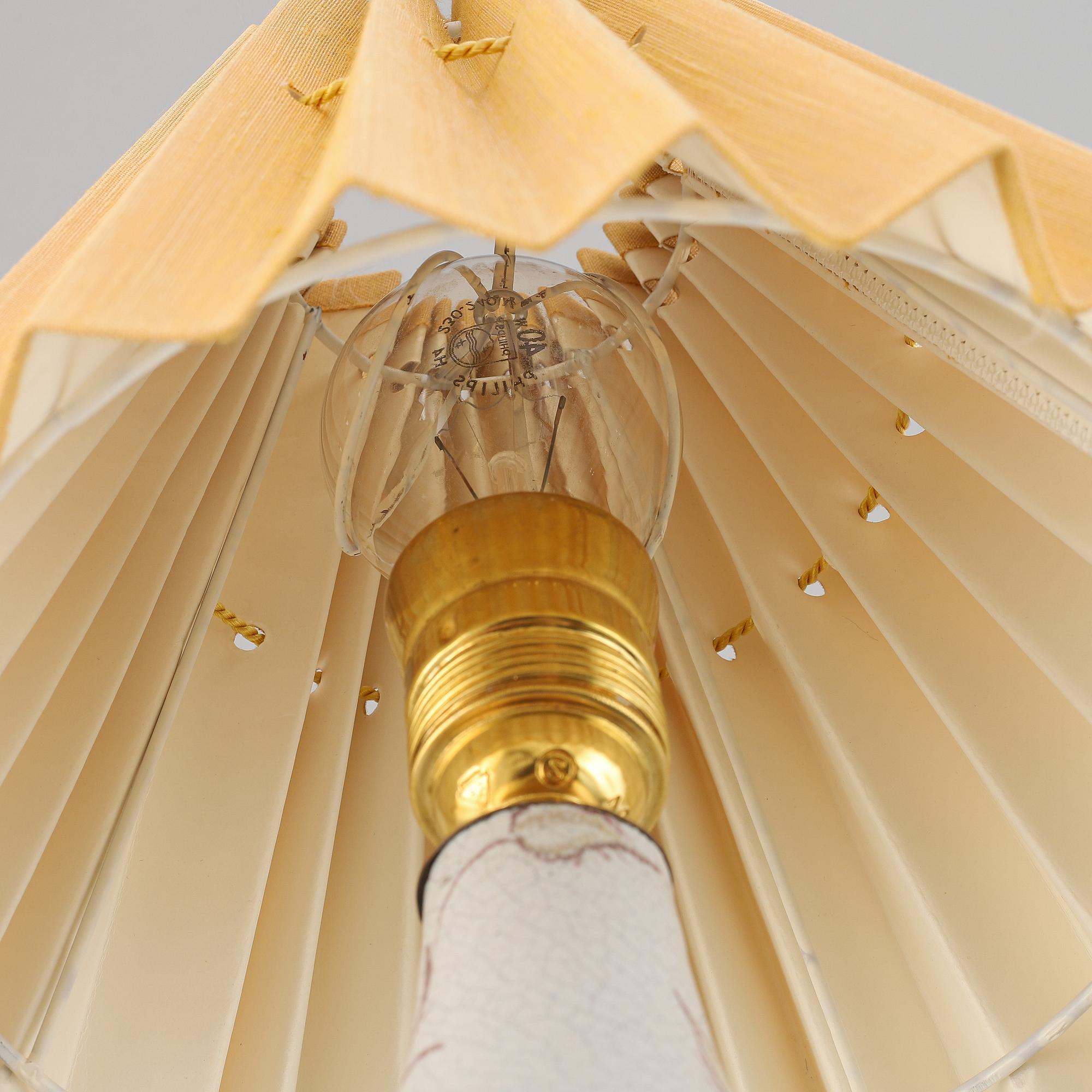 Eva Jancke Björk, a ceramic table light, Bo Fajans.