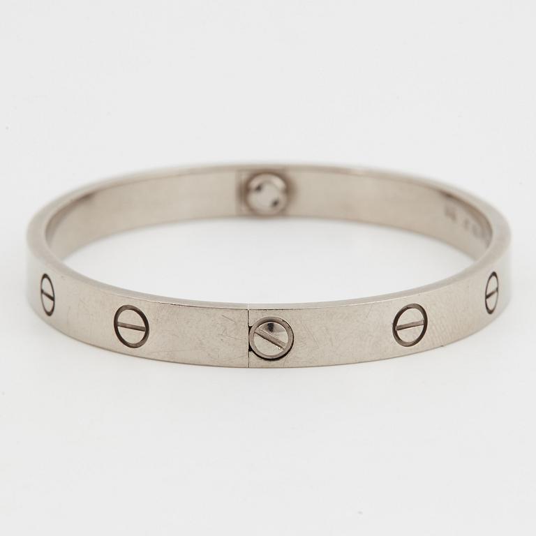 A Cartier "Love" bracelet.