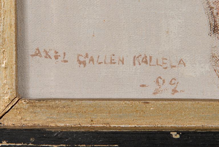 Akseli Gallen-Kallela, Lake landscape.