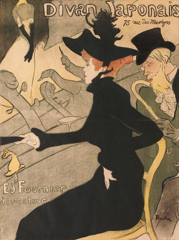Henri de Toulouse-Lautrec, "Divan Japonaise".