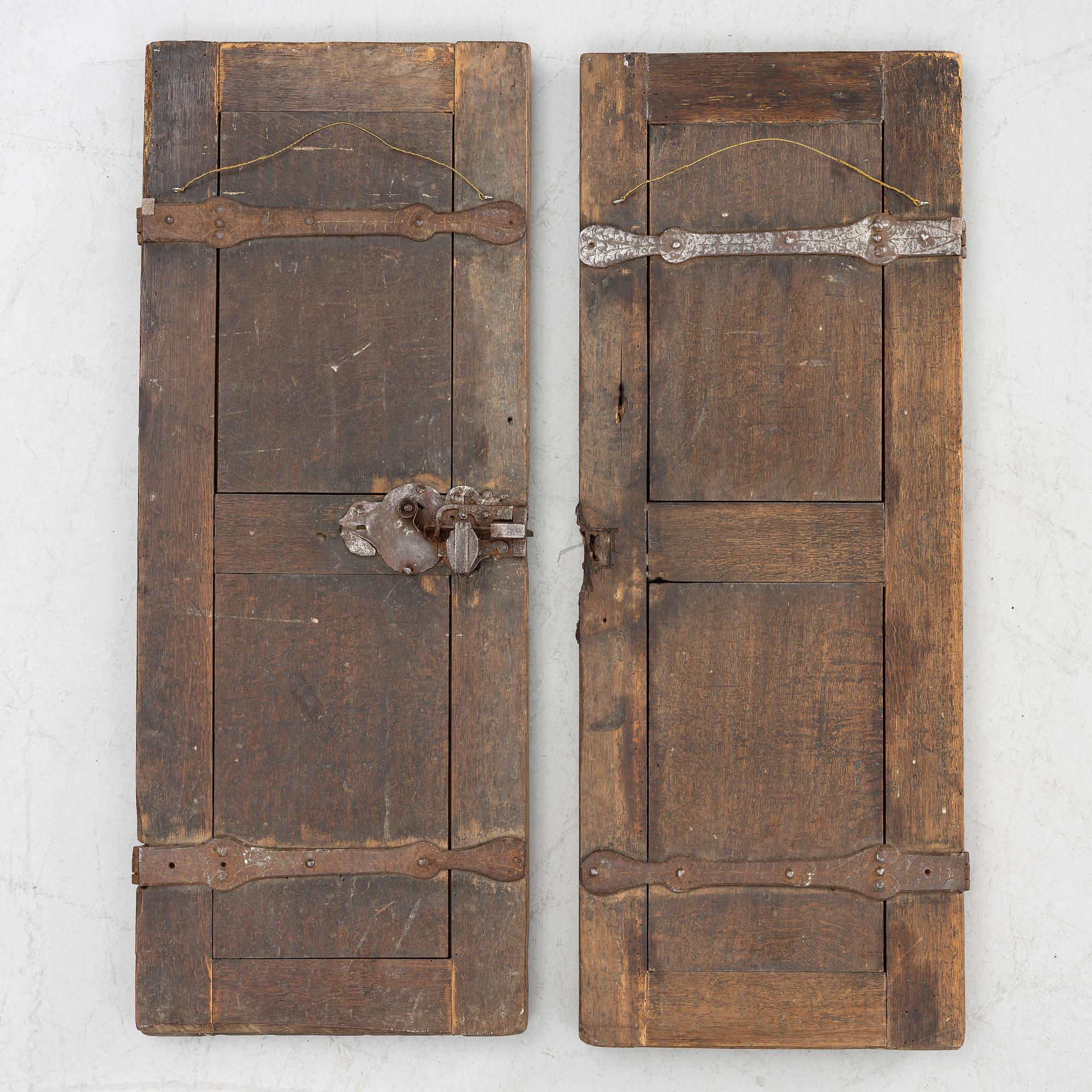 Doors, a pair, Renaissance style.