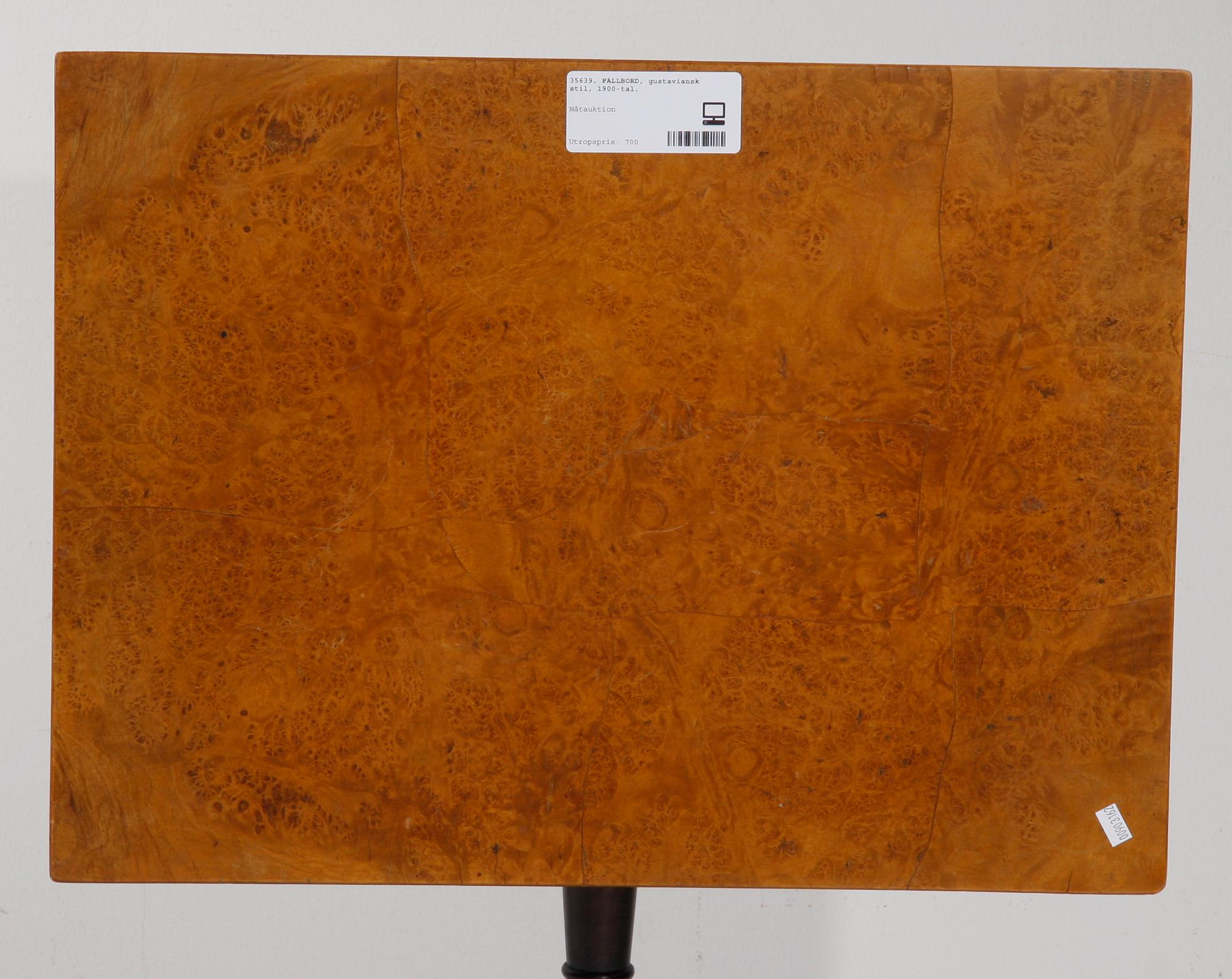 FÄLLBORD, gustaviansk stil, 1900-tal.