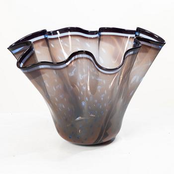 Gunnar Cyrén, skål, graal, glas, Orrefors 1992.