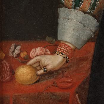 Jacob Heinrich Elbfas Tillskriven, "Anna Margareta Sture" (1615-1646) gift Oxenstierna af Södermöre.