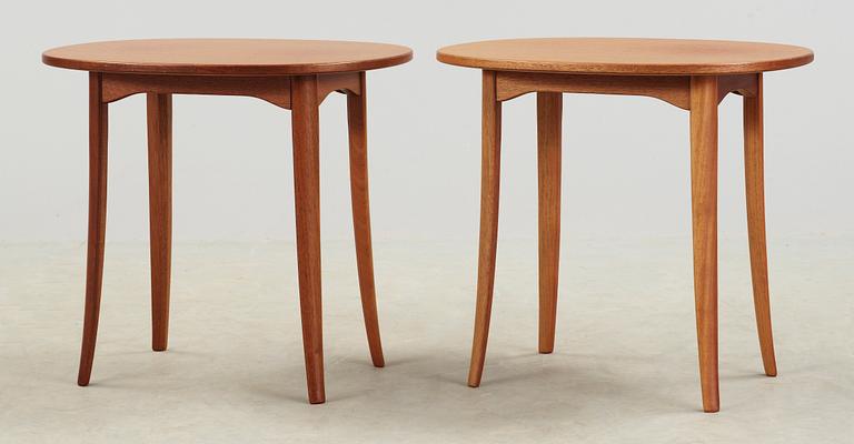 LAMPBORD, 2 st, "Ovalen", Carl Malmsten. 1900-talets slut.