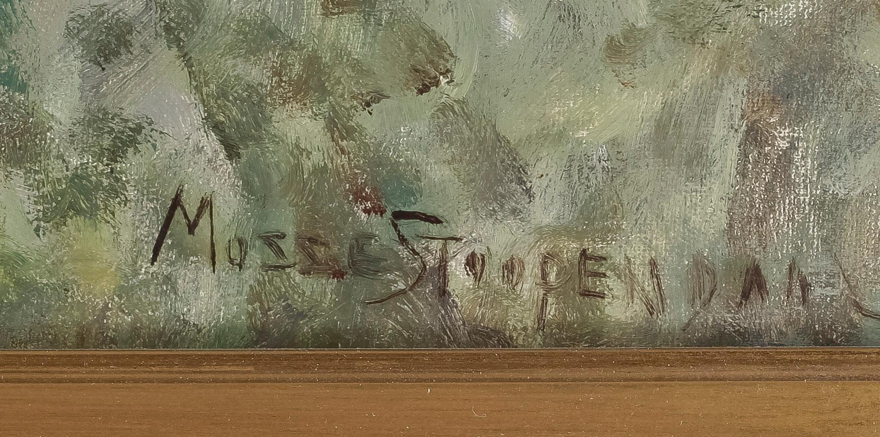 MOSSE STOOPENDAAL, olja på duk, sign.