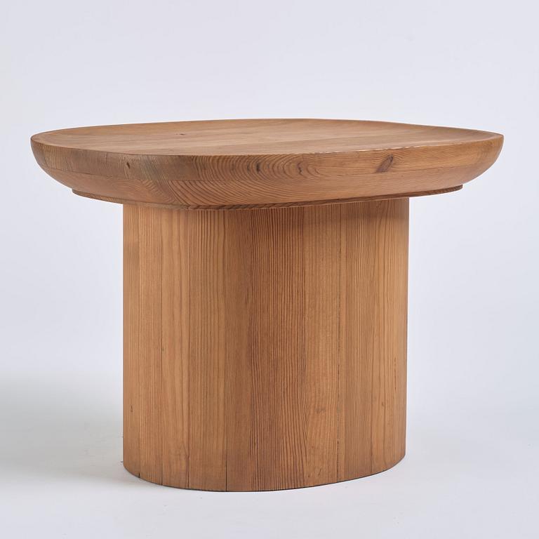 Axel Einar Hjorth, a stained pine 'Utö' table, Nordiska Kompaniet, Sweden 1930s.