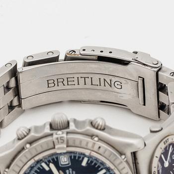 BREITLING, Blackbird, "Tachymetre", wristwatch, 39 mm, chronograph.